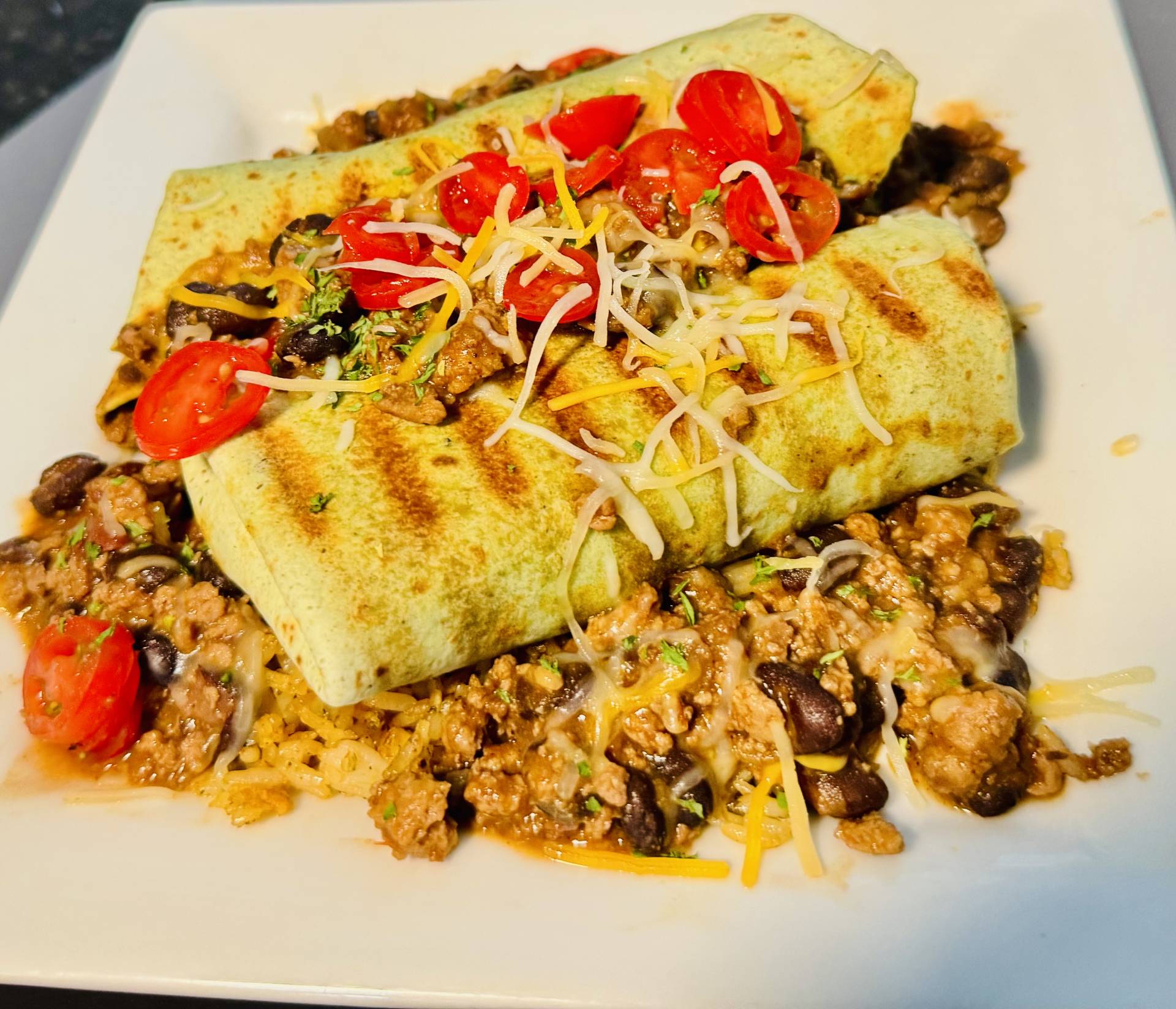 Turkey Stuffed Burittos