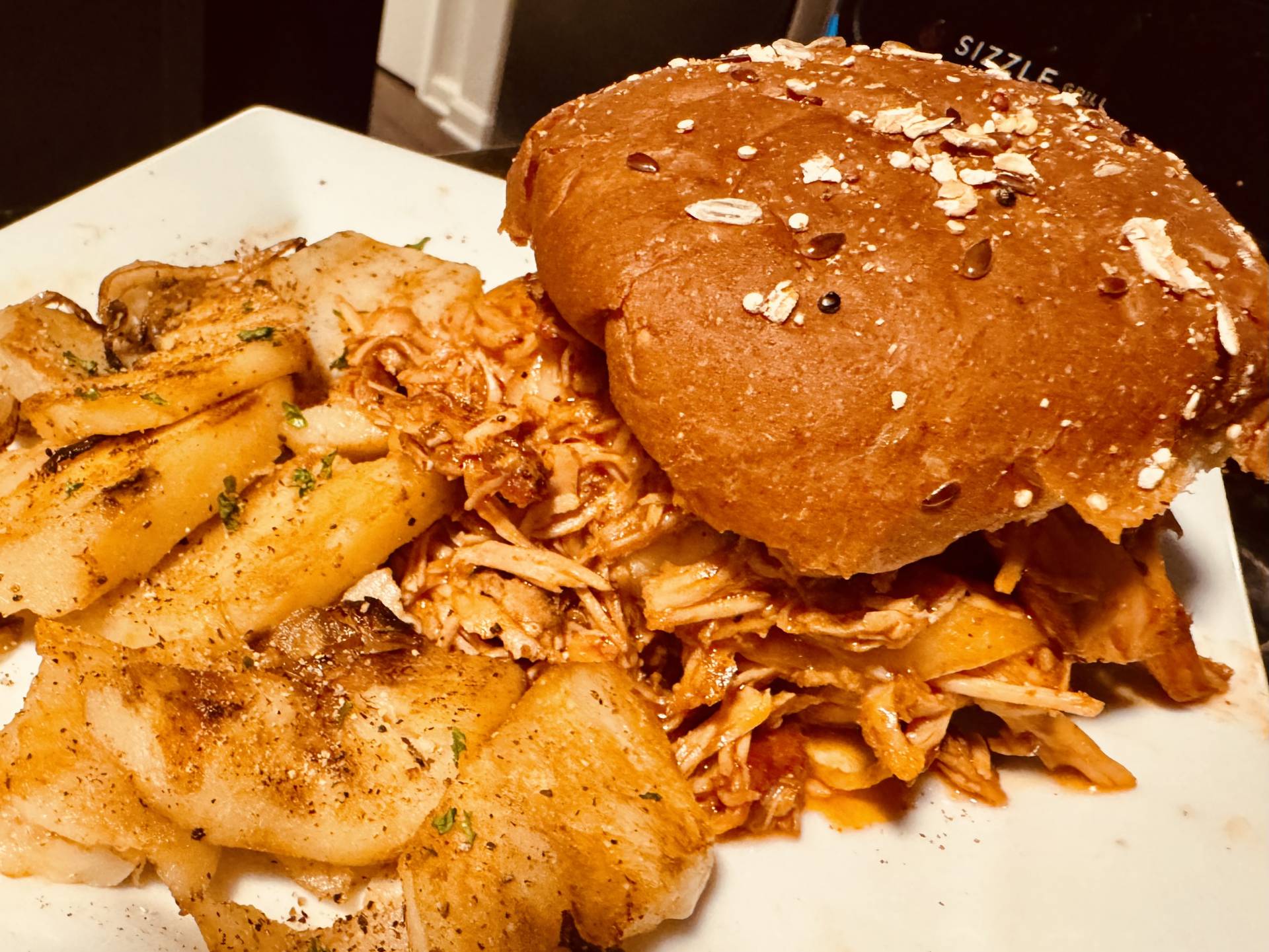 Pulled Turkey Burger