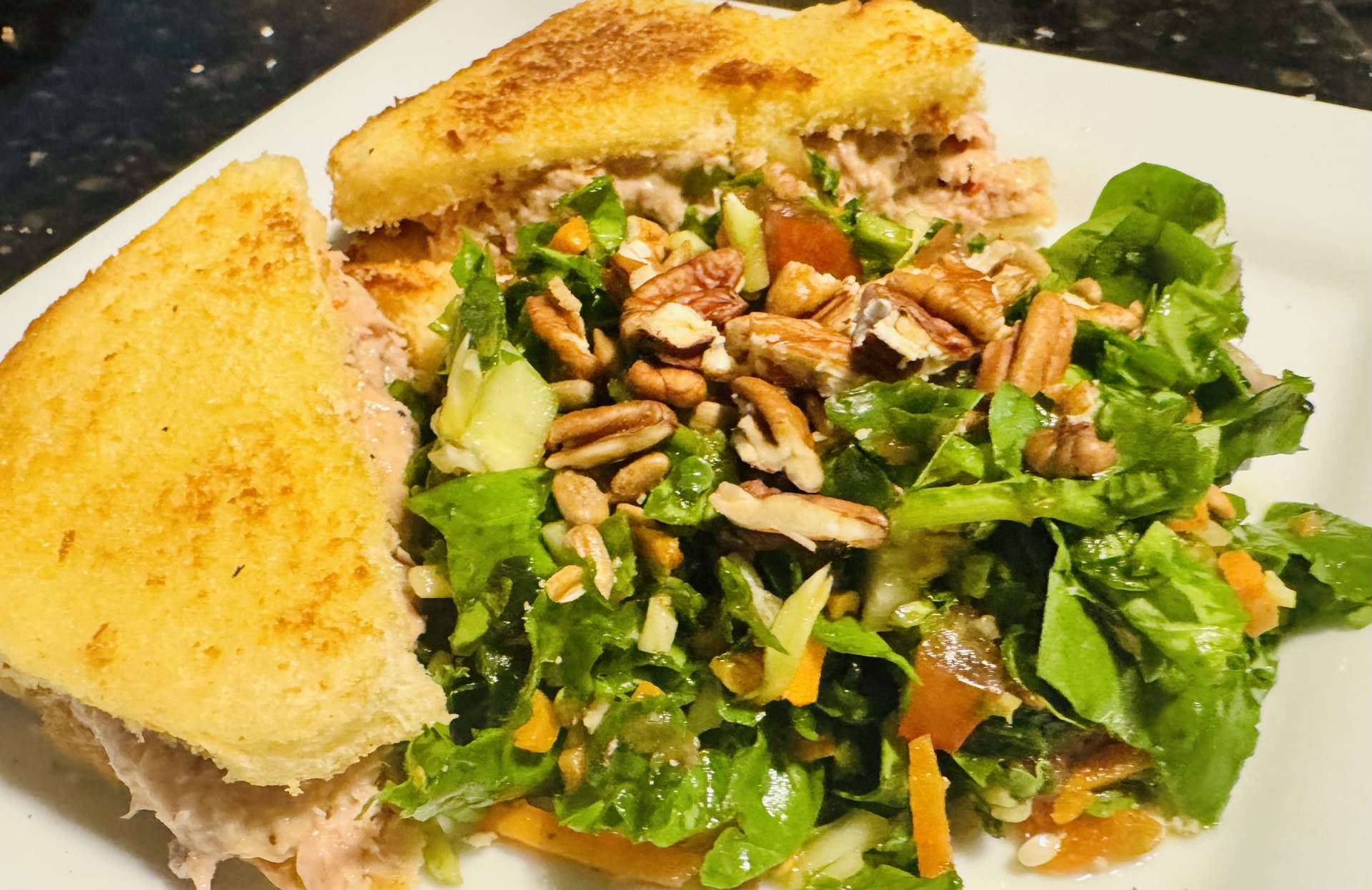 Tuna Fish Sandwich on White Bread